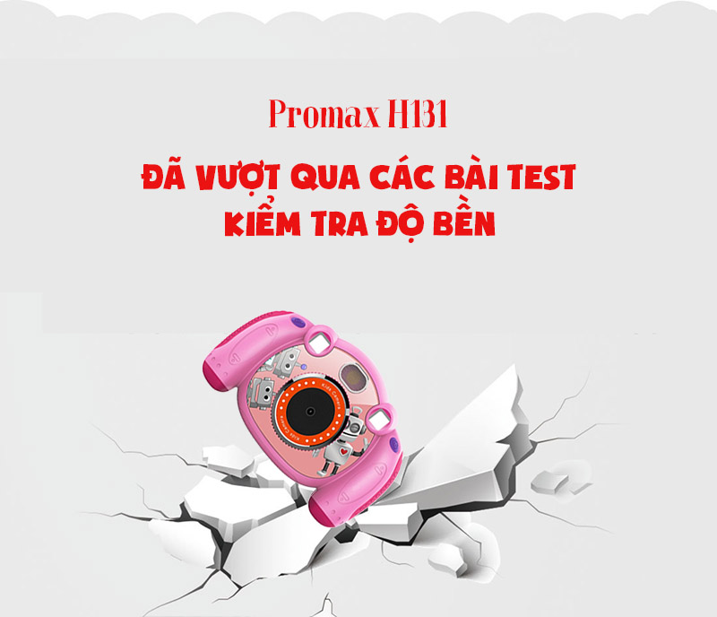 Máy chụp hình mini kỹ thuật số cho bé Promax H131 (Tích hợp ống ngắm, trò chơi, camera FullHD)