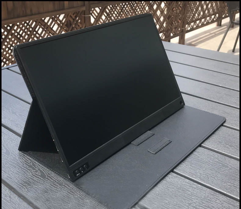 Màn hình di động tích hợp pin Aturos P15BT kết nối laptop, Mini PC, PC (Màu đen)