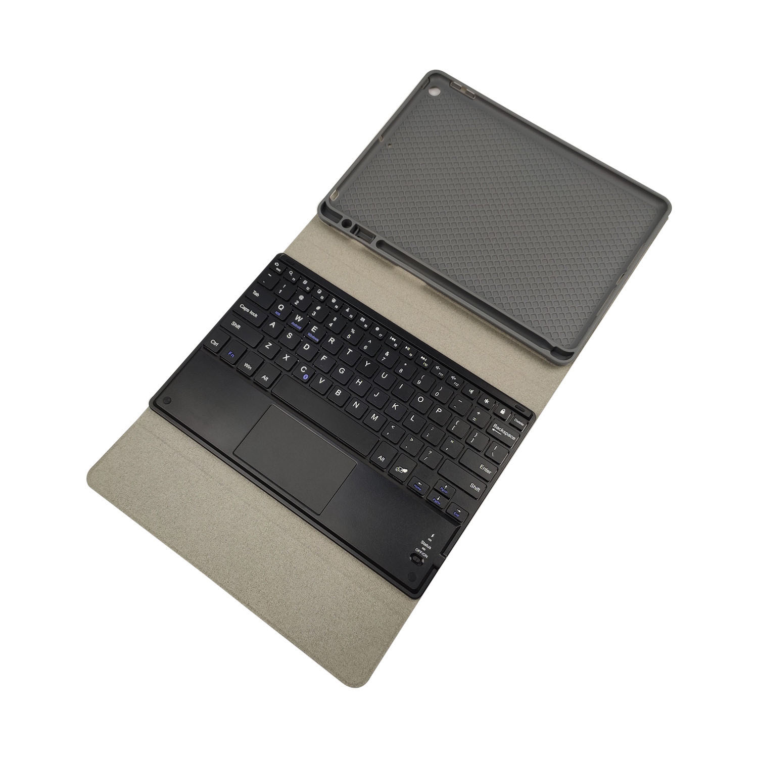 Bàn phím Bluetooth kèm bao da cho iPad mini 4/5 tính hợp touchpad và khe để bút Aturos RK405C