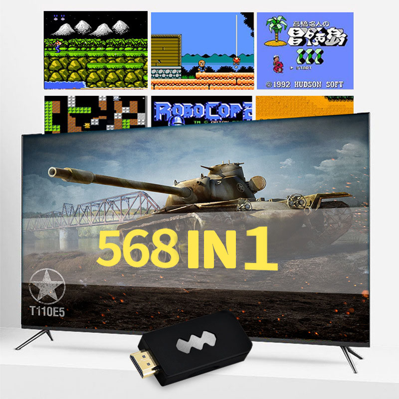 Máy chơi game 4 nút HDMI di động mini dùng cho TV và Laptop Aturos RS-53