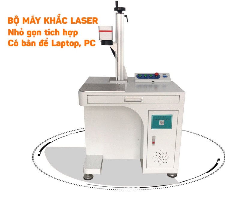 Bộ máy khắc laser fiber trên nhiều chất liệu Aturos MAX 03