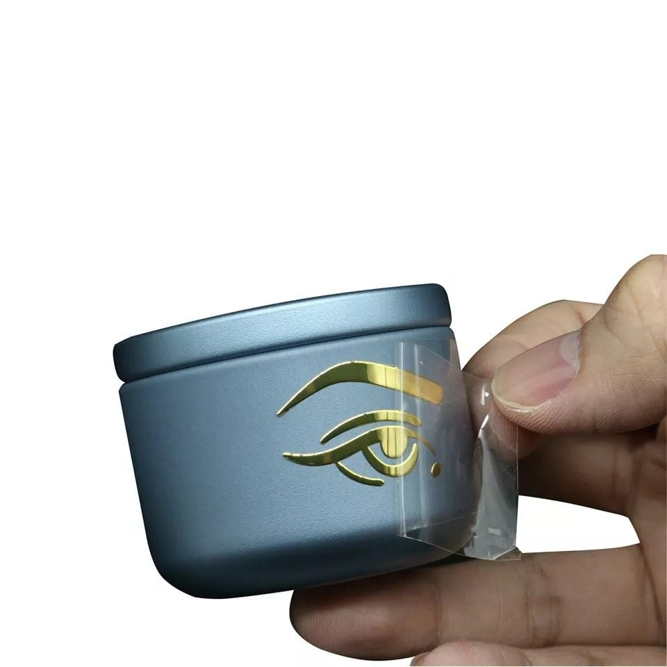Nhận in logo 3D UV DTF lột dán, nhũ kim loại vàng bạc theo yêu cầu