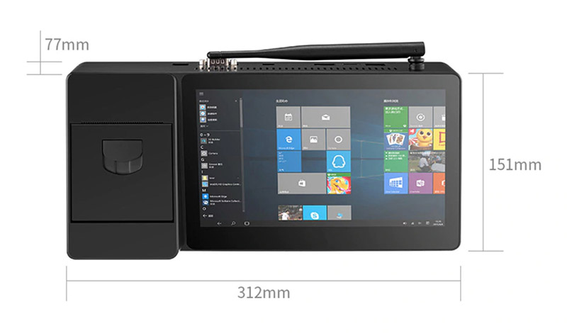 Tablet windows 10 tích hợp máy in nhiệt dùng cho máy POS Pipo X3 8.9 inchs