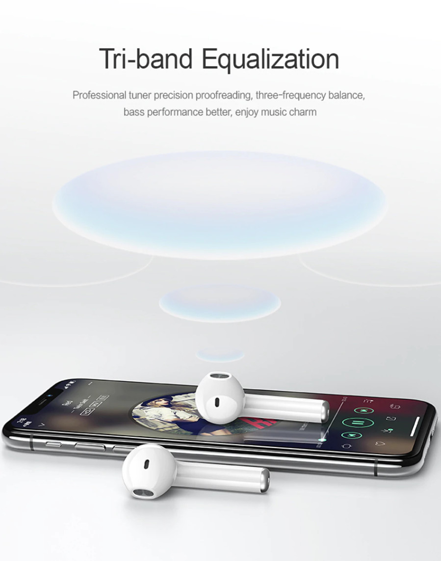 Tai nghe Airpod USAMS US-LR001 Bluetooth 4.2 cho Android, Apple