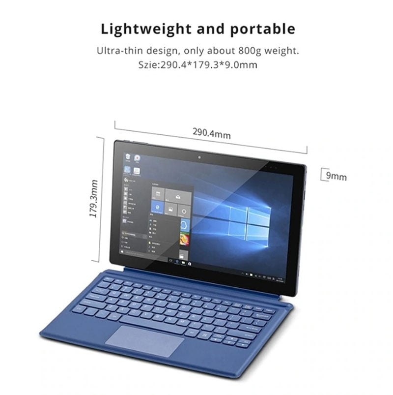 Máy tính bảng Tablet Windows 10 Pipo W11 11.6 inches, RAM 4GB, ROM 64GB, Intel Dual N4100 Quad Core (Gồm bàn phím và bút cảm ứng)
