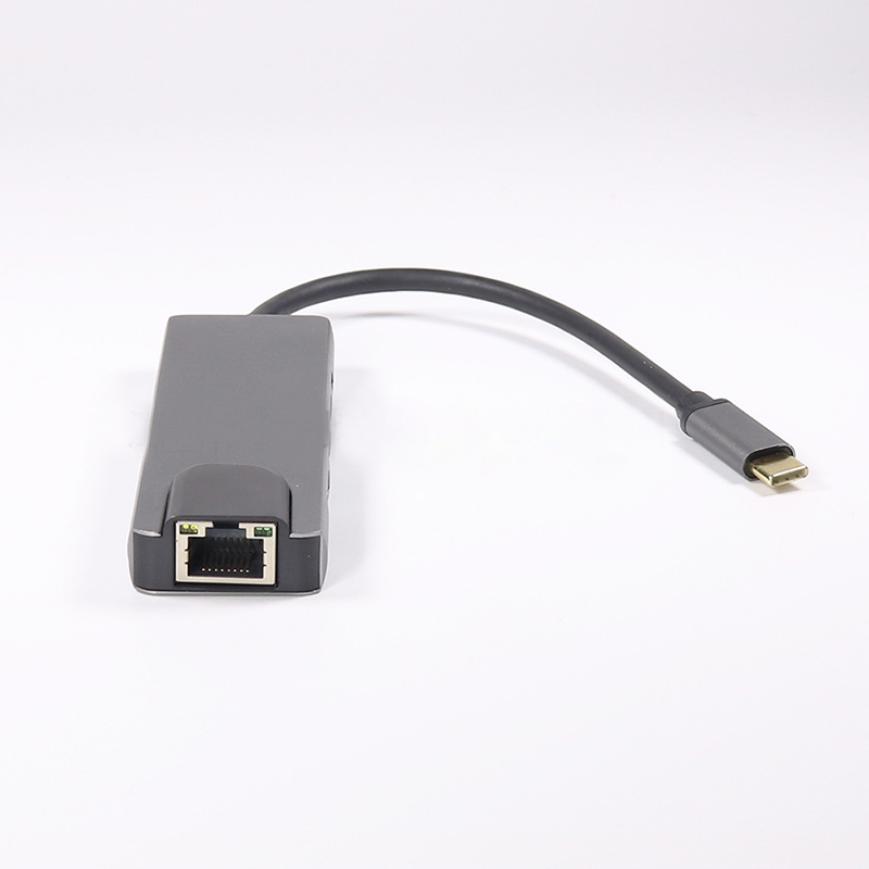Hub đa năng Type C đến HDMI 5 trong 1 Promax RJ45