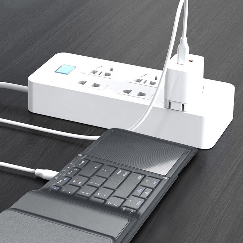Bàn phím gập Aturos B099T tích hợp touchpad kết bối Bluetooth cho điện thoại, máy tính bảng, PC, Laptop
