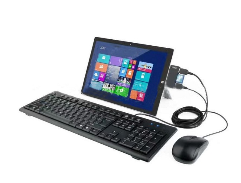 Combo đầu đọc thẻ USB với 2 cổng USB và HUB cho máy tính bảng Surface Pro giá rẻ