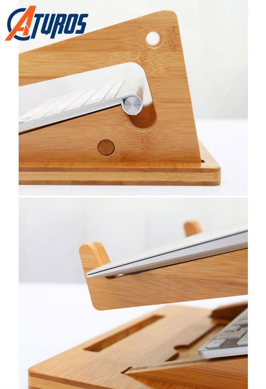 Đế tản nhiệt bằng gỗ cho Macbook giá tốt hiệu Aturos