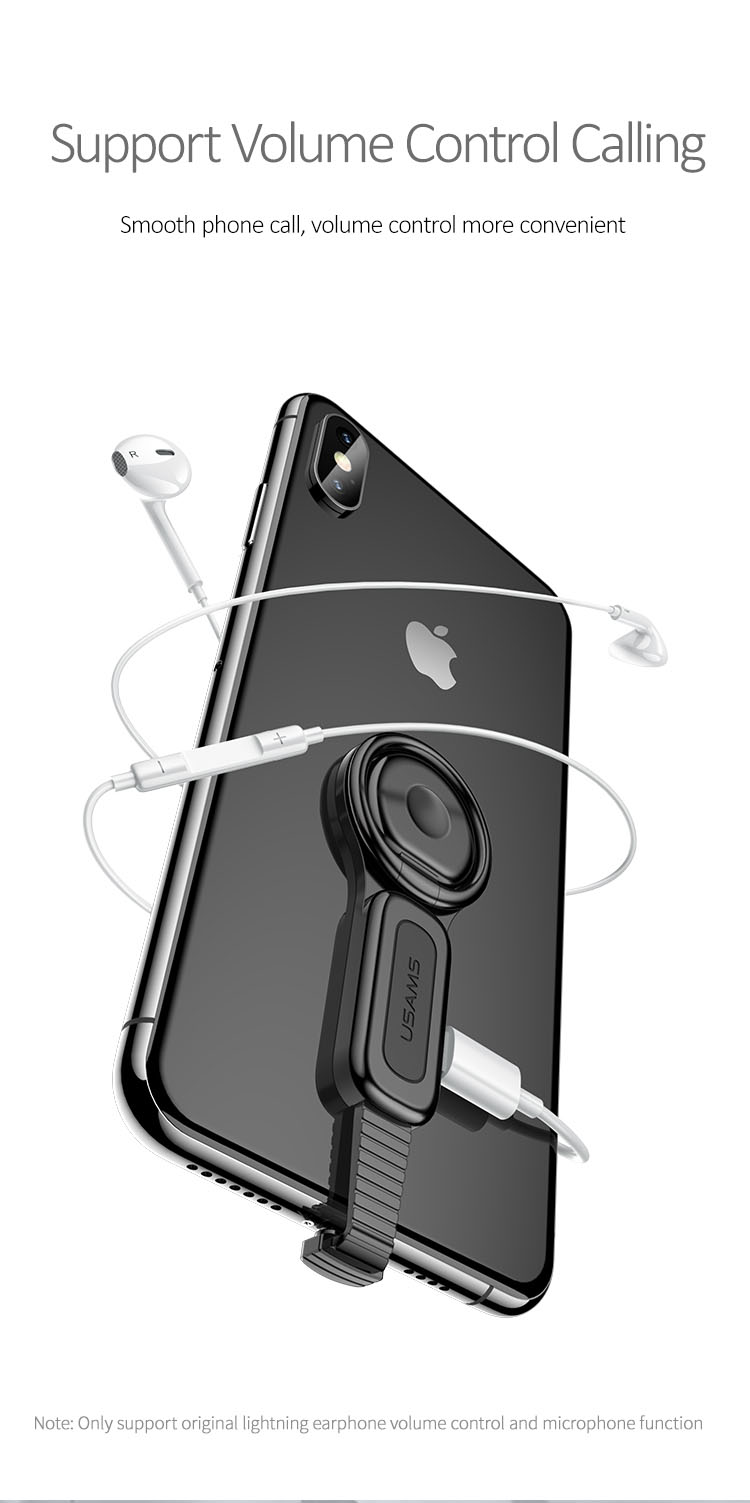 Củ sạc tích hợp bộ chuyển đổi âm thanh cho iPhone US-SJ274 AU06 Dual Lightning Ring Holder Adapter