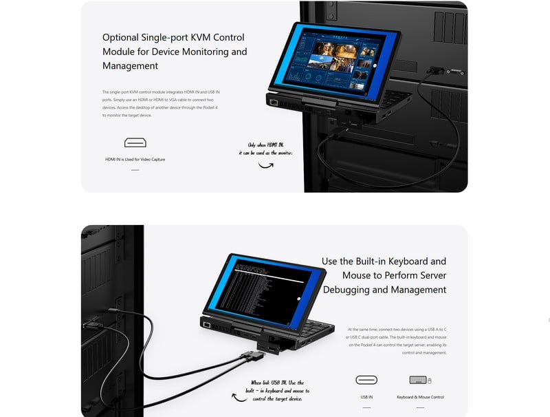 GPD Pocket 4, 8.8 inch, SSD 1T up 2T