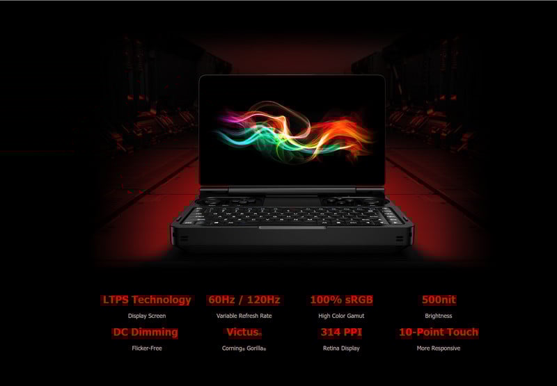 Máy chơi game cầm tay GPD Win Mini 2025, màn hình 7 inch, SSD 2280