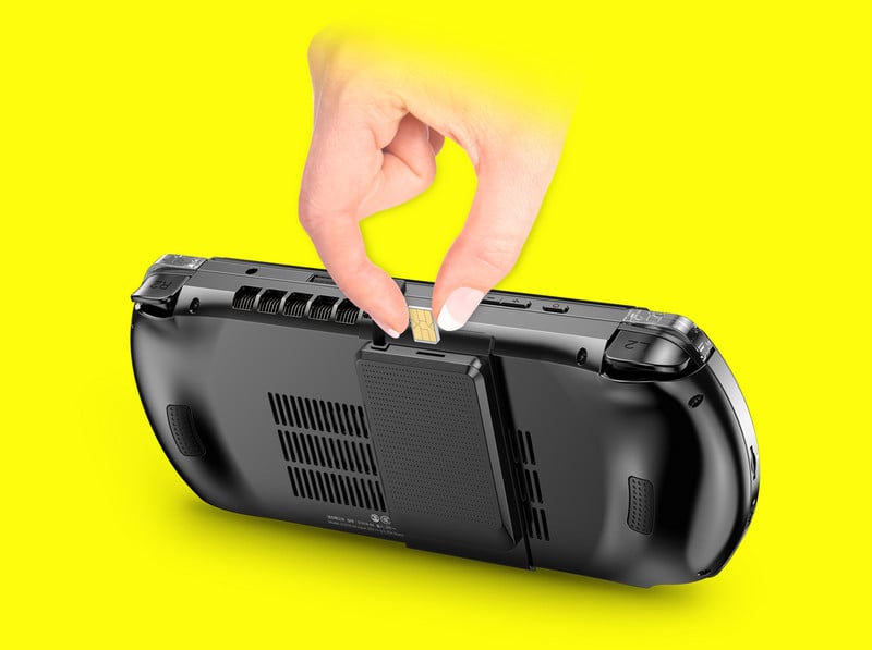 Tay cầm chơi game GPD Win 4 2025, SSD 1TB, Hệ điều hành Windows 11
