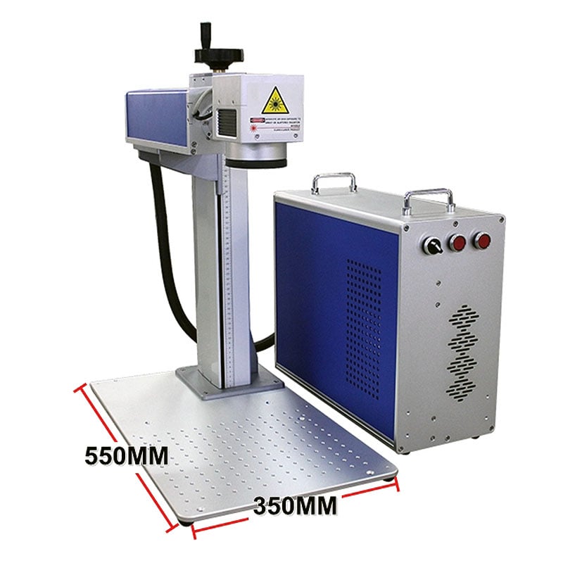 Máy khắc laser fiber trên nhiều chất liệu Aturos MAX 02 khắc logo, hình ảnh, date, hạn sử dụng (20W, 30W)