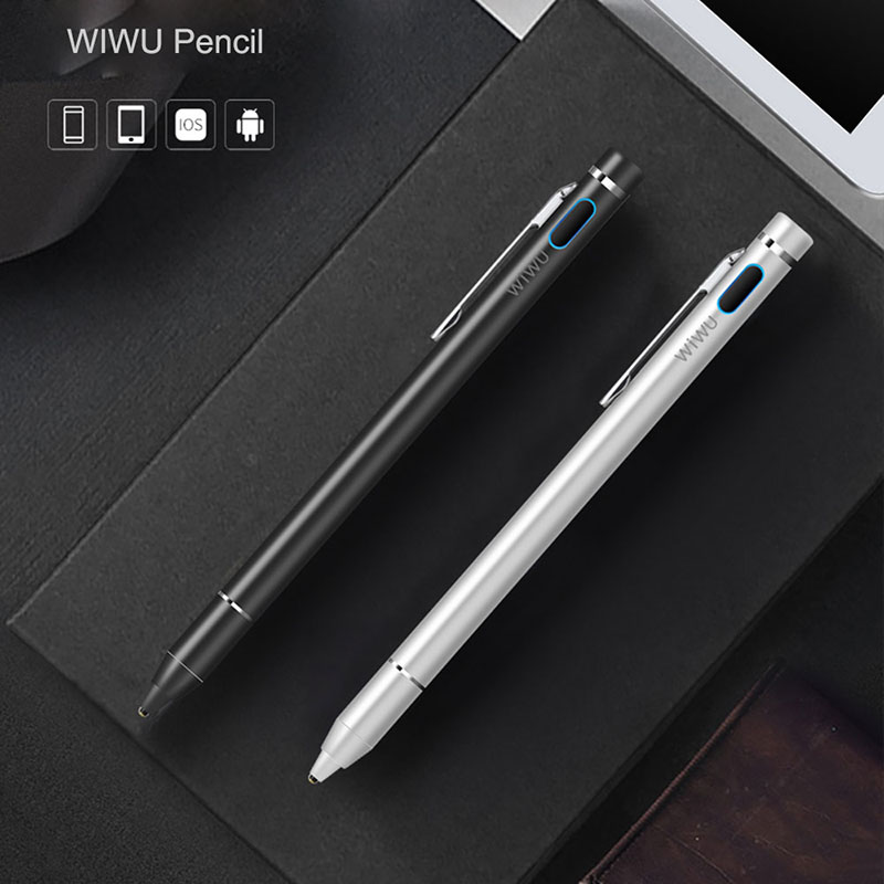 Bút cảm ứng stylus đầu nhỏ WiWU Picasso active stylus P338 cho iPhone, iPad, thiết bị màn hình cảm ứng Android