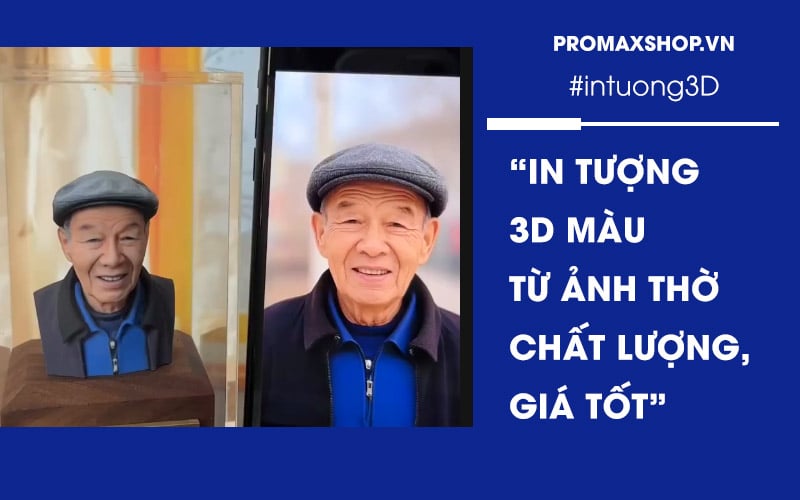 In tượng thờ 3D màu theo ảnh giống mẫu giá tốt