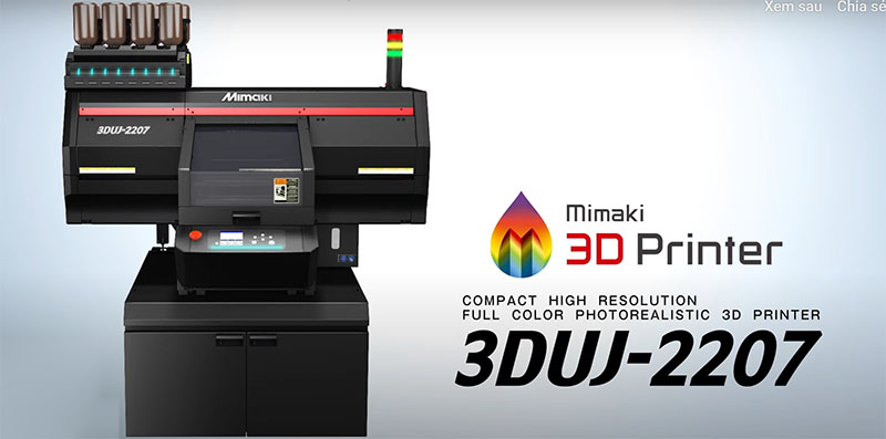 Máy in 3D Mimaki 3DUJ-2207 chuyên in tượng 3D giống mẫu, mẫu vật, mô hình y tế