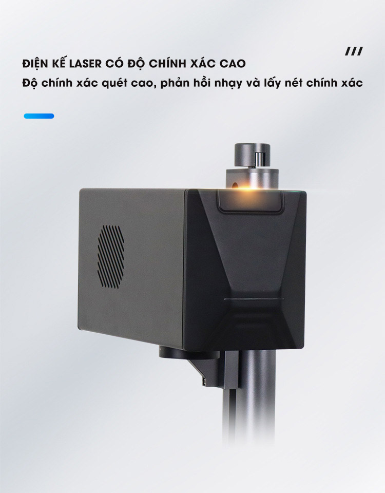 Máy khắc laser Fiber mini nhỏ gọn Aturos QI4569 trên kim loại,nhựa, inox, công suất 20W