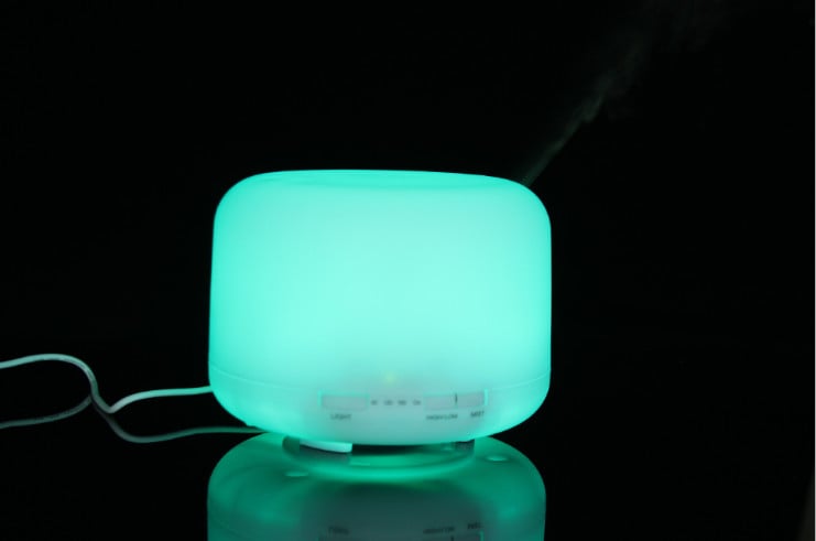 Máy phun sương, khuếch tán tinh dầu tích hợp đèn ngủ 7 màu Promax giá rẻ