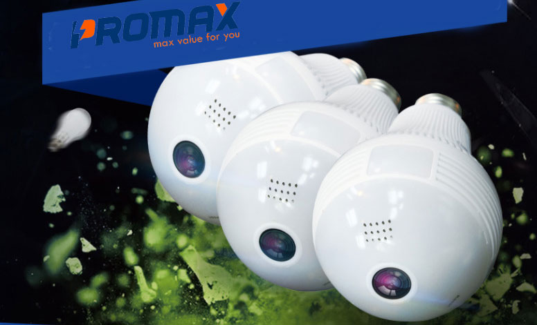 Spy Camera bóng đèn quay toàn cảnh 360 độ Promax tốt nhất, giá rẻ