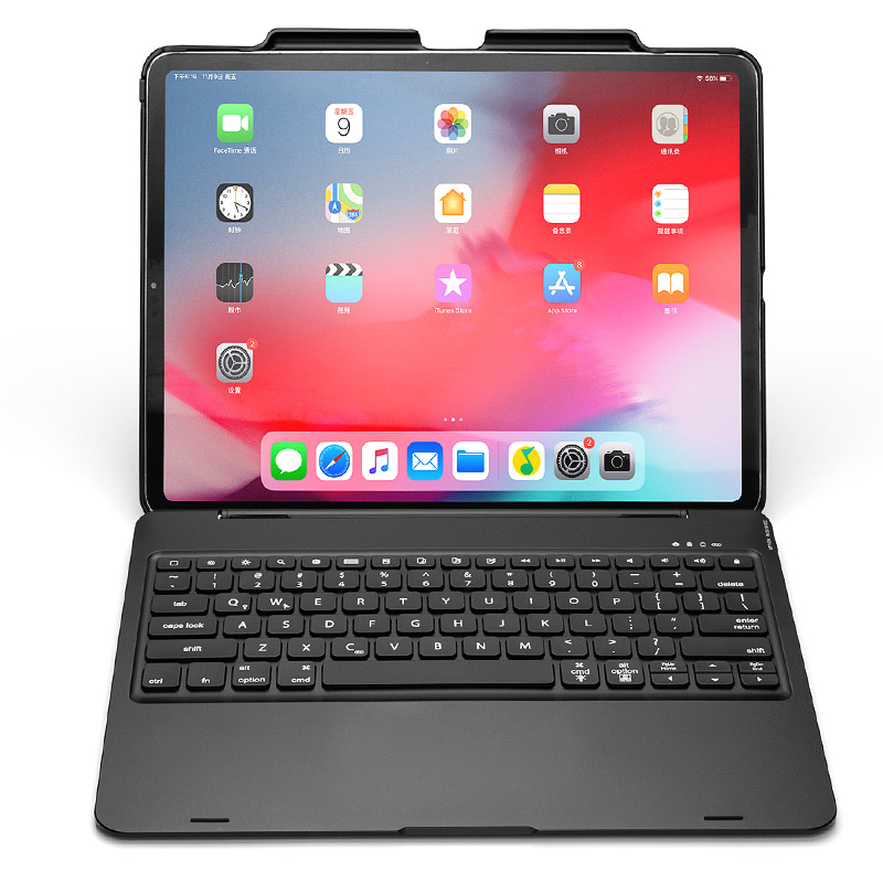 Bàn phím Bluetooth cho iPad Pro 11 có khe để bút Apple Pencil, touchpad Aturos F110