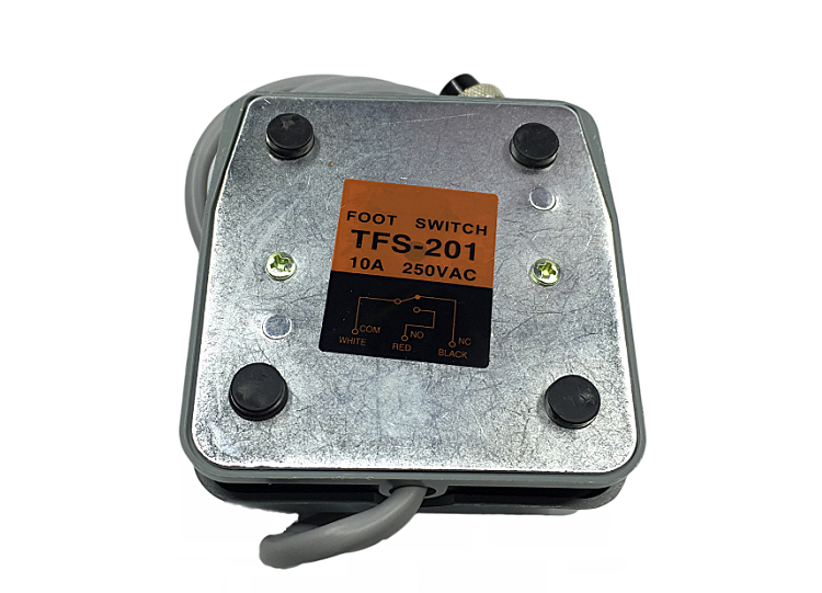 Bàn đạp cho máy laser fiber Foot Switch Aturos TFS-201 2 chốt cắm, 10A, 250VAC, 2m