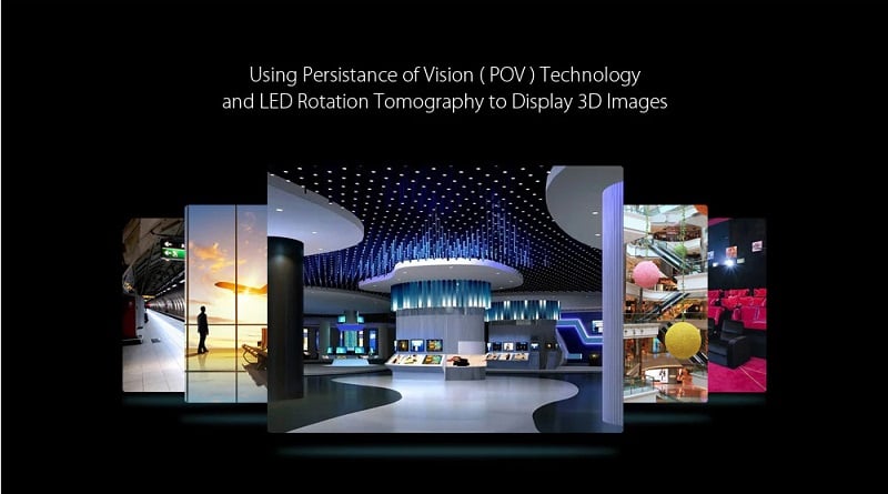 Quạt đèn LED quảng cáo 3D Holographic thế hệ mới Utorch FY3D