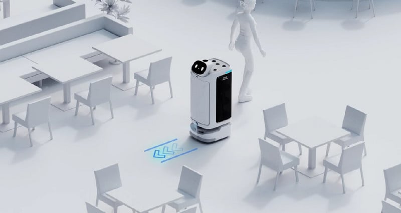 Robot phục vụ giao hàng đa năng Pudu SwiftBot