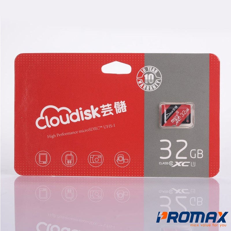 Thẻ nhớ chính hãng Cloudisk 32GB Class 10 giá rẻ