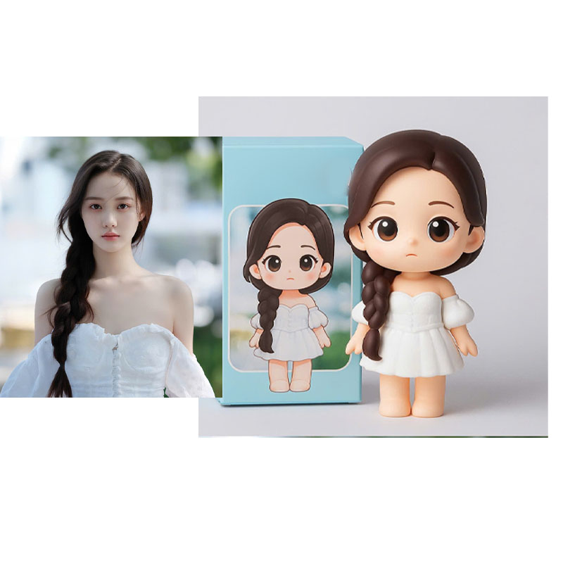 Tượng tự tô chibi 3D theo ảnh theo yêu cầu