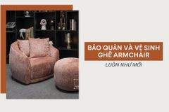 Bí kíp bảo quản và vệ sinh ghế armchair luôn như mới