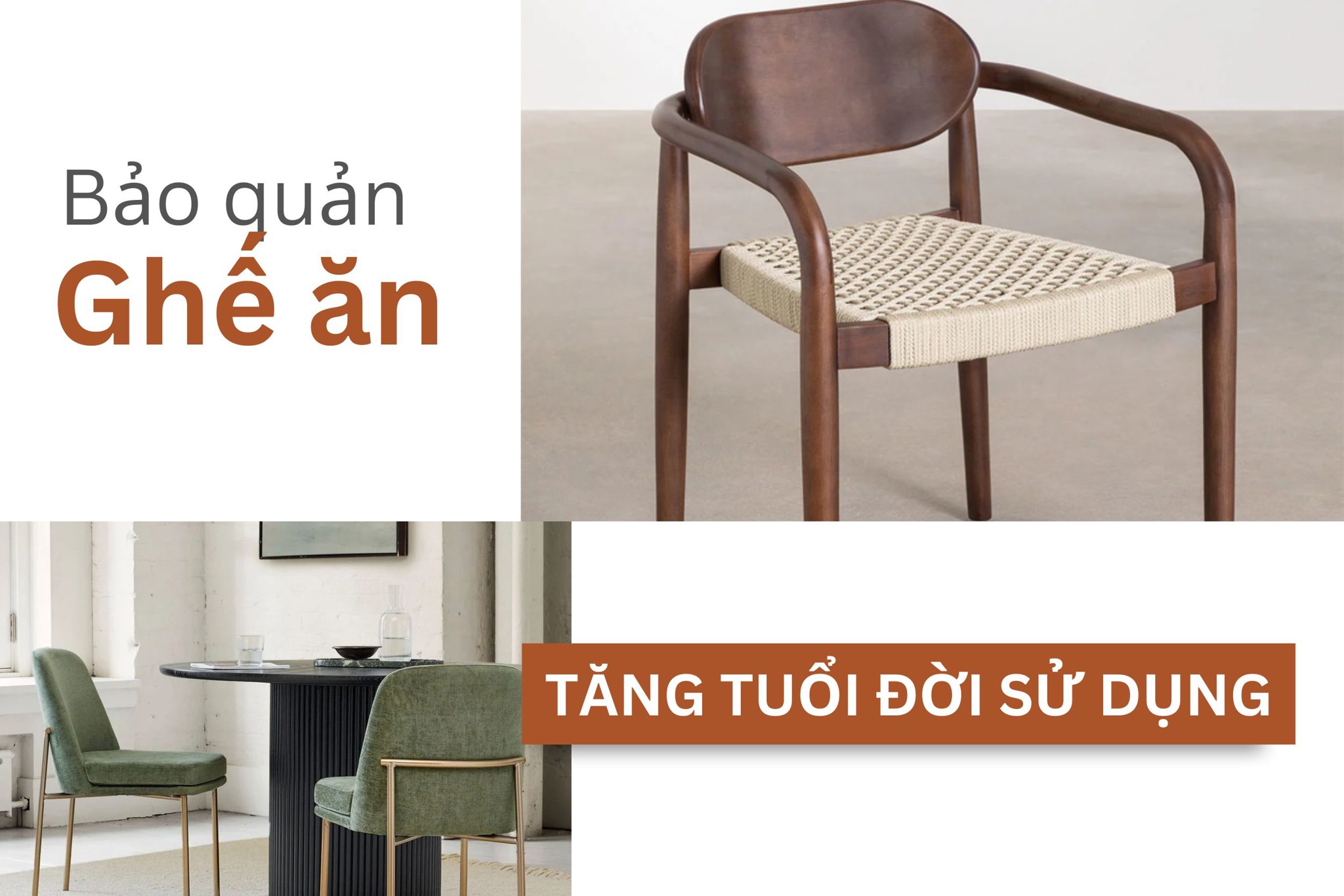 Cách bảo quản và vệ sinh ghế ăn tăng tuổi đời sử dụng