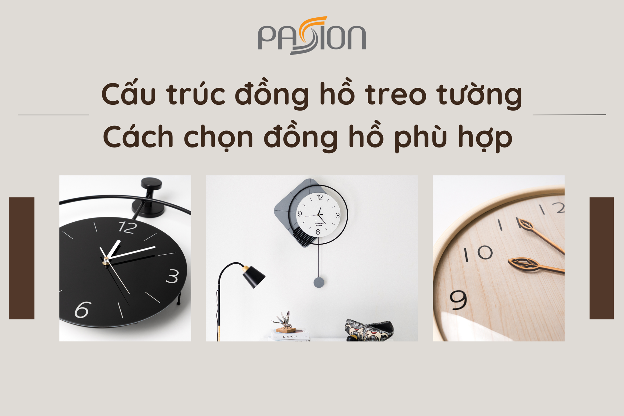Cấu trúc đồng hồ treo tường - Chọn đồng hồ phù hợp cho gia chủ
