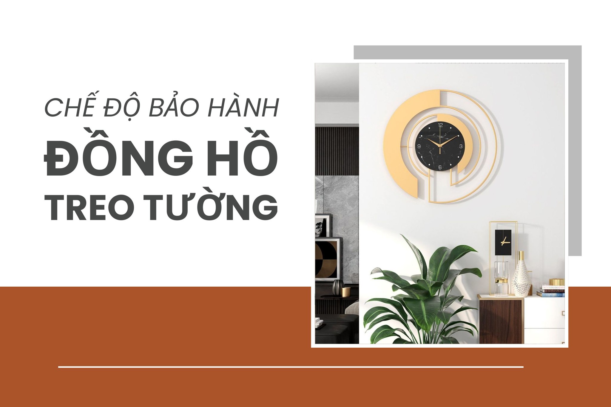 Chế độ bảo hành khi mua đồng hồ treo tường tại Passion