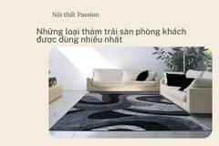 Các loại thảm trải sàn phòng khách phổ biến và đáng mua nhất