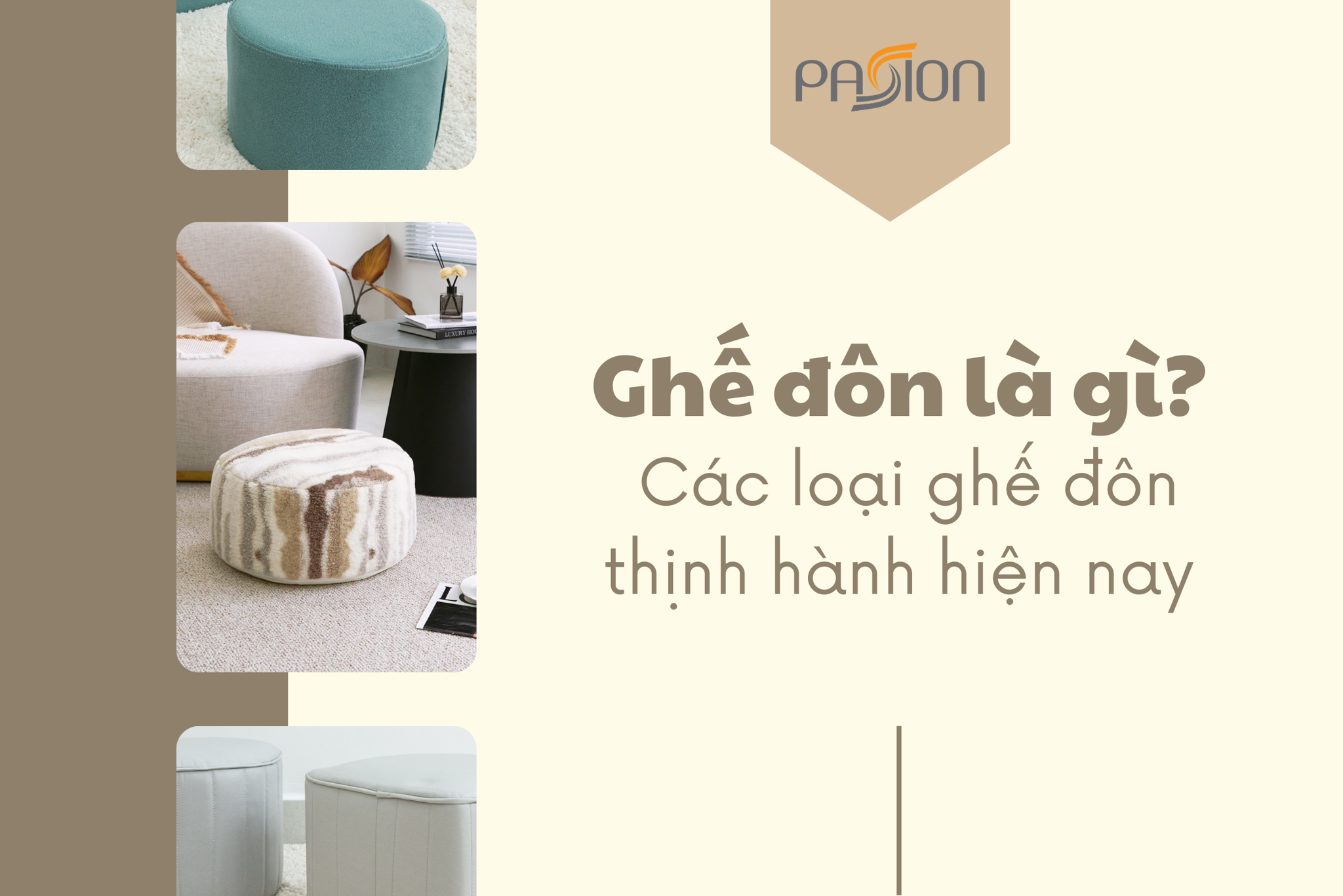 Ghế đôn là gì? Các loại ghế đôn thịnh hành hiện nay