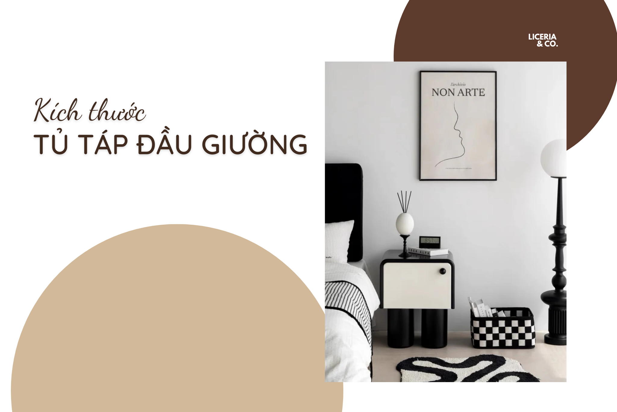 Kích thước tủ táp đầu giường tiêu chuẩn nên chọn