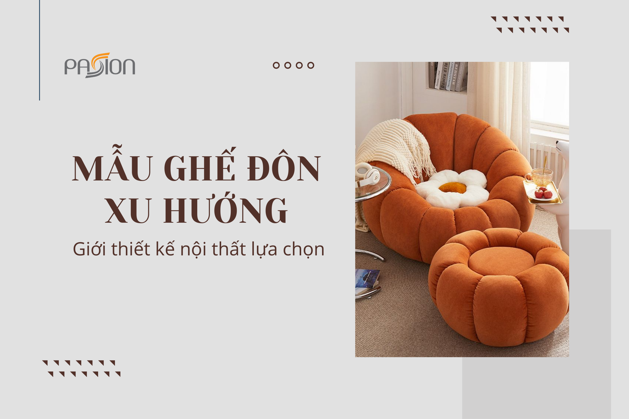 Những mẫu ghế đôn xu hướng đang được giới thiết kế lựa chọn