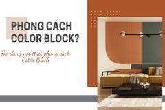 Phong cách nội thất Color Block là gì? Đồ dùng phong cách Color Block