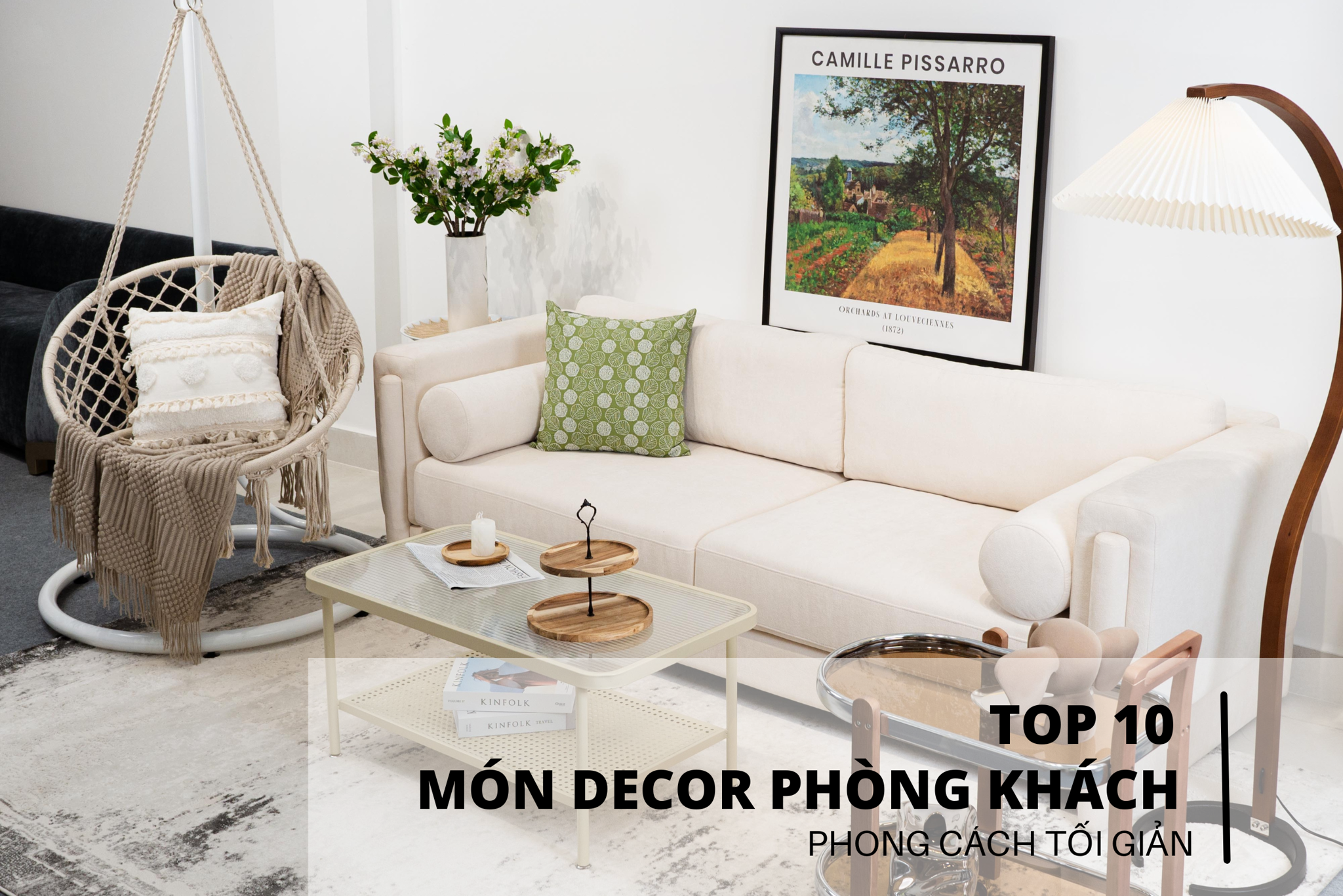 Top 10 món đồ decor phòng khách nên có cho phong cách tối giản