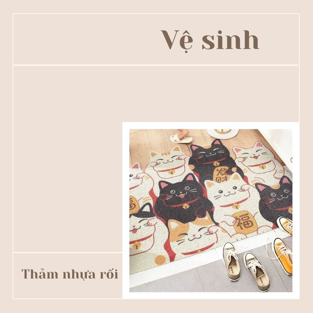 [ CẨM NANG] Cách vệ sinh thảm chất liệu nhựa rối