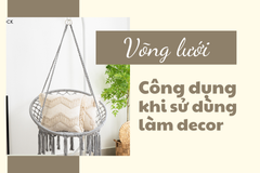 Võng lưới hammock là gì? Công Dụng khi sử dụng võng làm decor