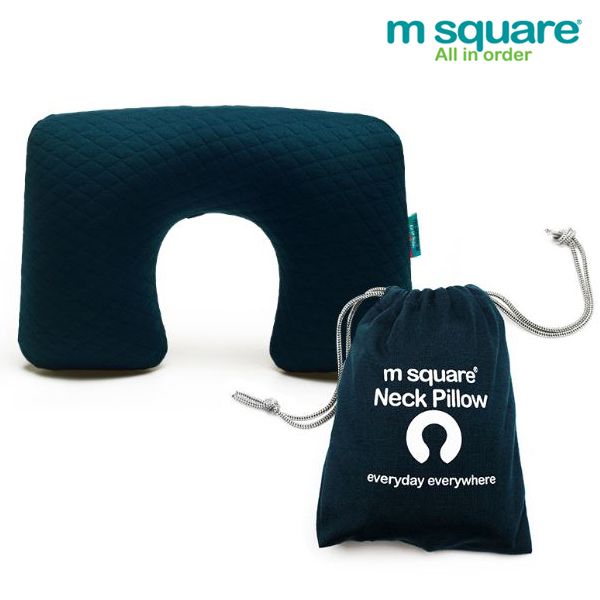 Gối hơi du lịch Msquare cao cấp có túi đựng