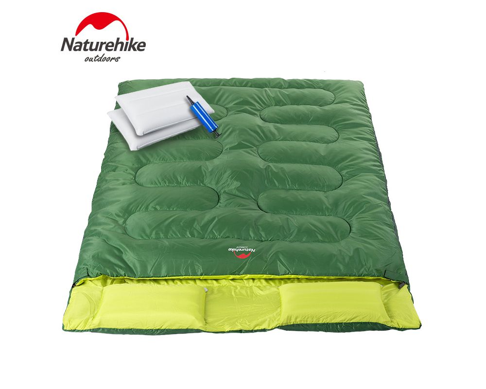 TÚI NGỦ ĐÔI NATUREHIKE (TẶNG GỐI HƠI)