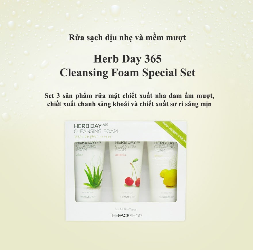 25 herb day 365 cleansing foam special set b8d6fb8ba14b42a2aa634b703aa105cb