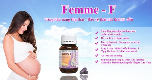 Viên tăng cường sức khỏe sinh sản nữ giới Femme-F (60 viên) – HeBeCare