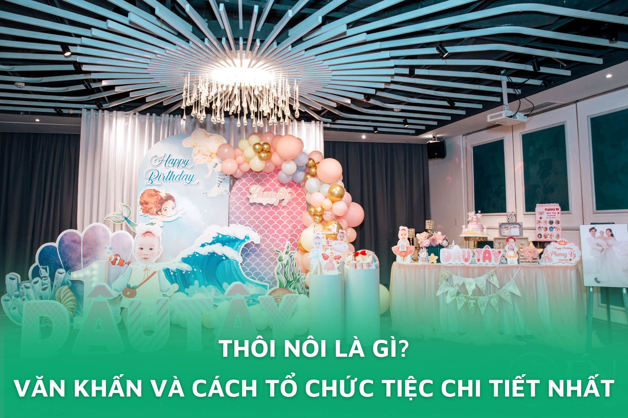 cách viết thiệp thôi nôi