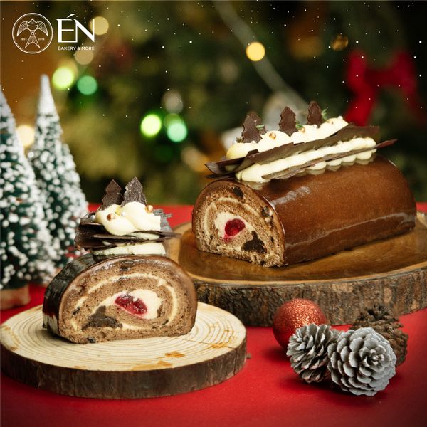Bánh Buche de Noel thường được mọi người tặng nhau mỗi dịp Giáng sinh