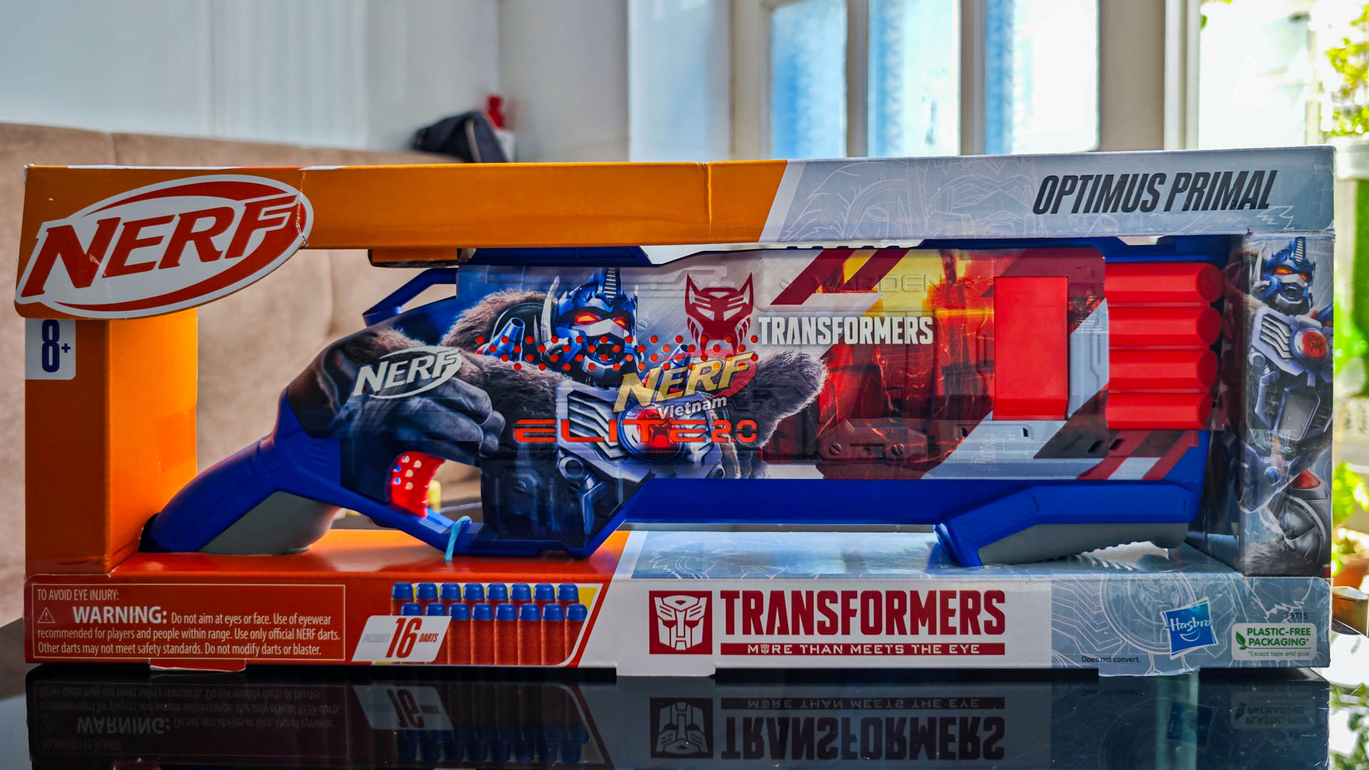 Nerf Transformers Optimus Primal Dart Blaster giá rẻ nhất tại nerfvietnam.com