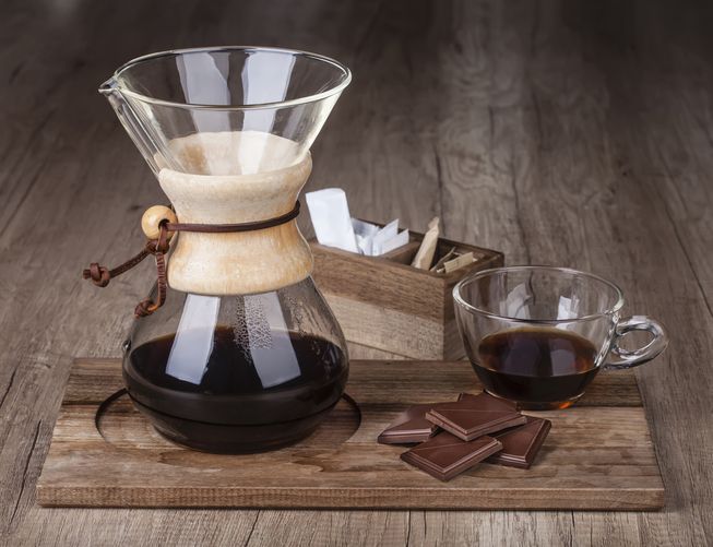 Cách pha cà phê Arabica bằng bình Chemex